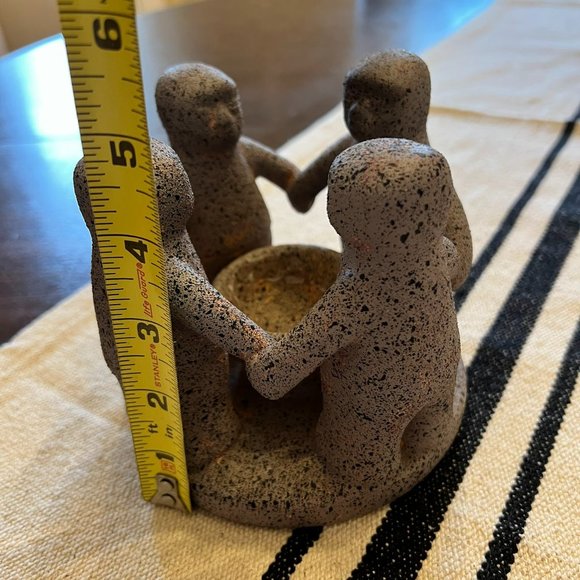 Circle of Friends Four Candle Holder PENCO Vintage Decorative Art Pottery - Picture 5 of 7